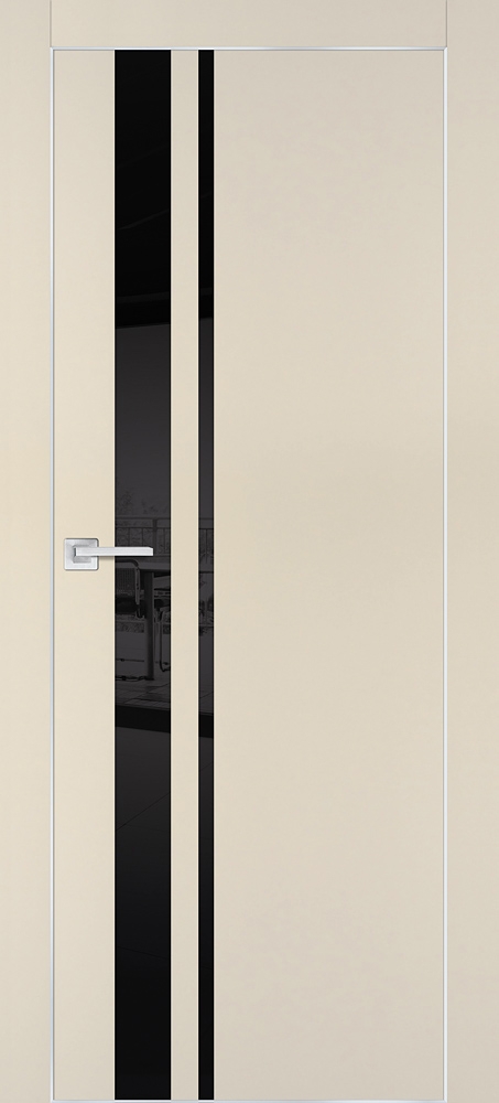 Фото Межкомнатная дверь PX-16  AL кромка с 4-х ст. Бежевый матовый